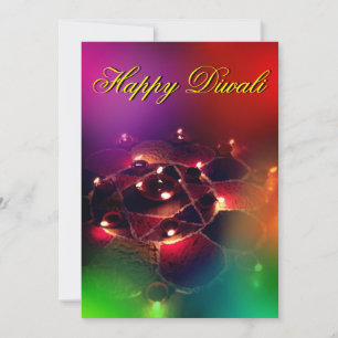 Bonne carte de vacances Diwali