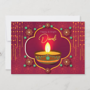 Bonne carte de vacances Diwali