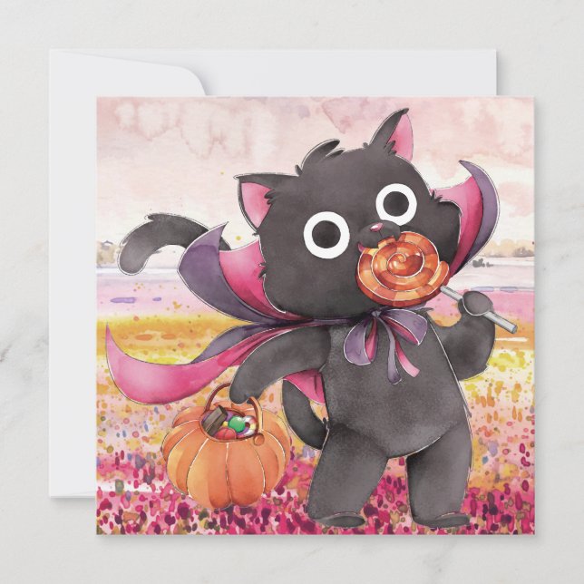Bonne carte de vacances Halloween (Devant)