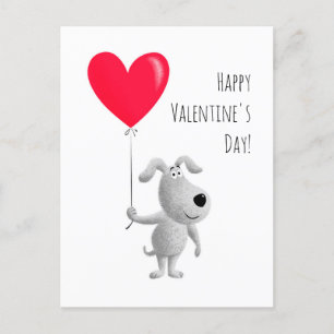 Bonne carte de vacances Valentine's Red Heart Chie