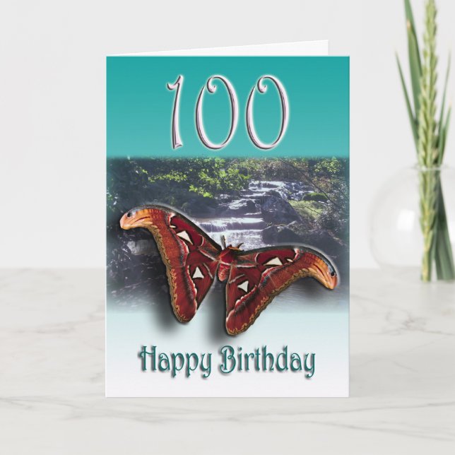 Bonne carte de voeux 100e anniversaire (Devant)