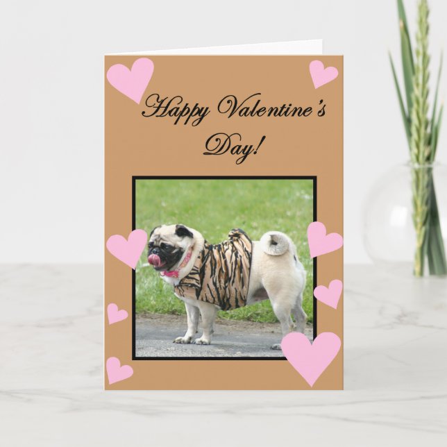 Bonne carte de voeux Carlin de Valentine (Devant)
