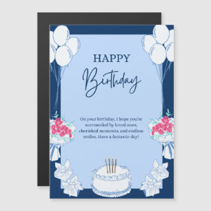 Bonne carte de voeux d'anniversaire