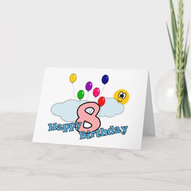 Bonne carte de voeux d'anniversaire (Devant)