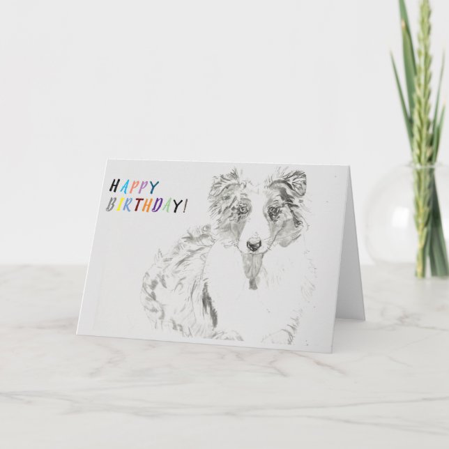 Bonne carte de voeux d'anniversaire (Devant)