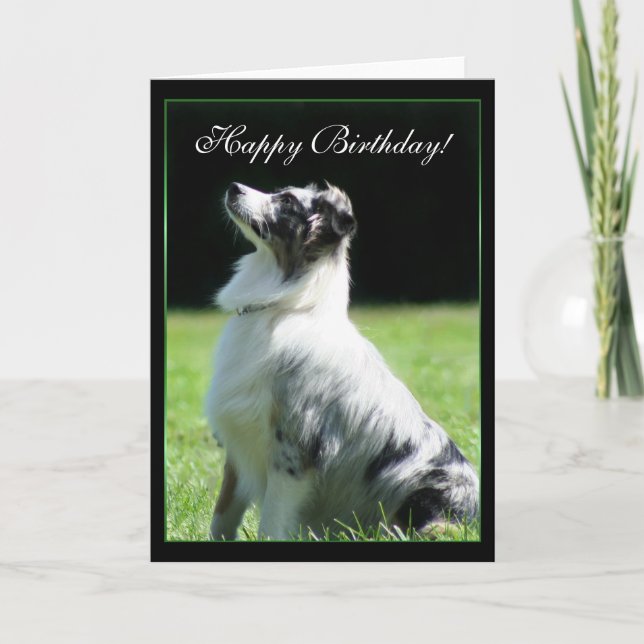 Bonne carte de voeux d'anniversaire Australian She (Devant)