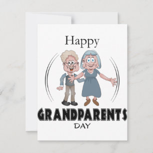 Bonne carte de voeux de la Journée des grands-pare