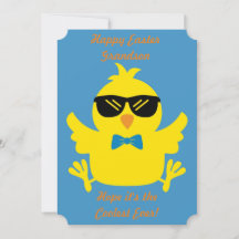 Bonne carte de voeux de Pâques Grand-fils