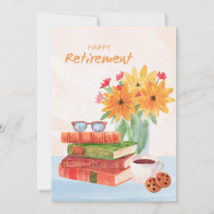 Bonne carte de voeux de retraite