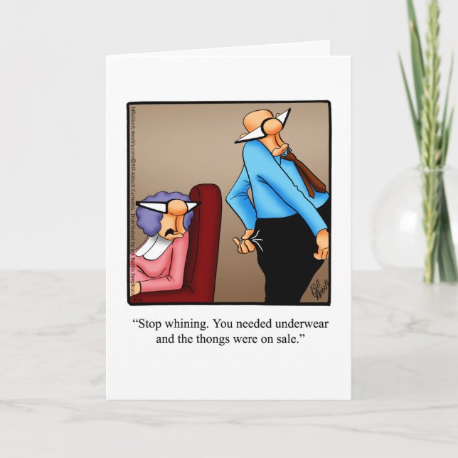 Bonne carte de voeux d'Humour d'anniversaire (Devant)