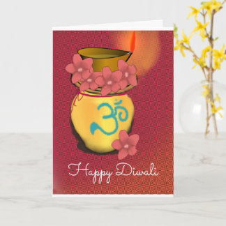 Bonne carte de voeux Diwali pliée