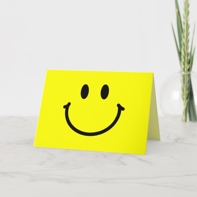 Bonne carte de voeux faciale (Devant)