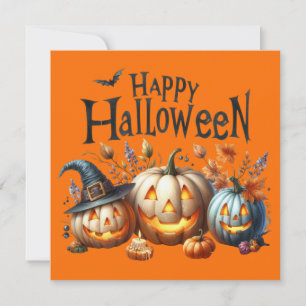 Bonne carte de voeux Halloween