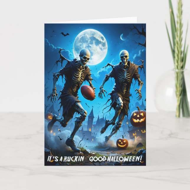 Bonne carte de voeux Halloween (Devant)