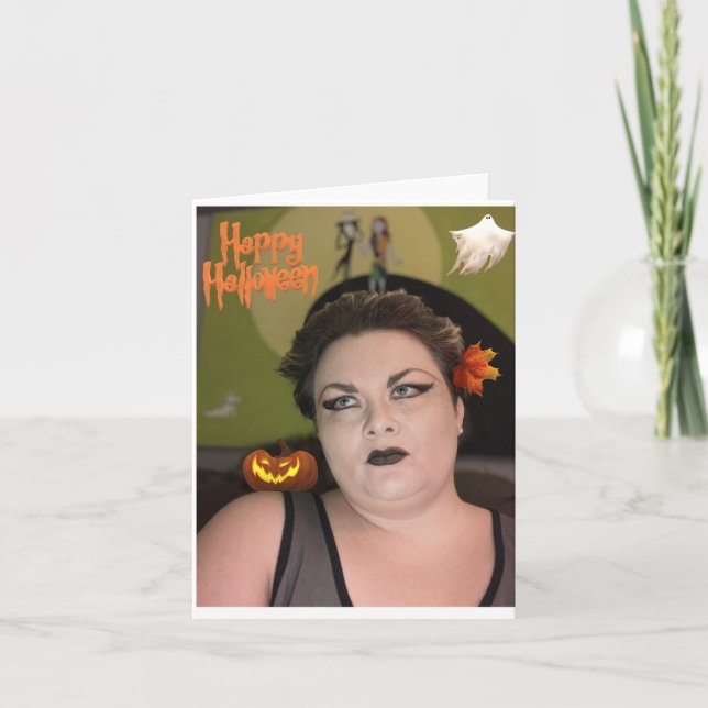 Bonne carte de voeux Halloween (Devant)