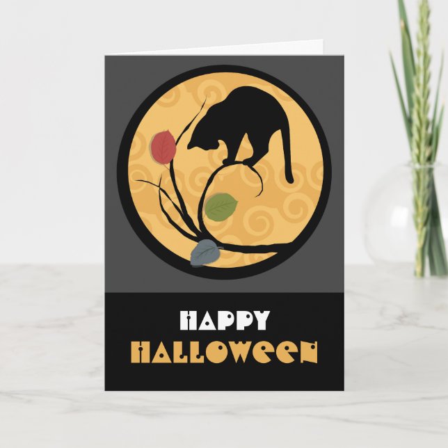 Bonne carte de voeux Halloween (Devant)