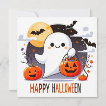 Bonne Carte de voeux Halloween