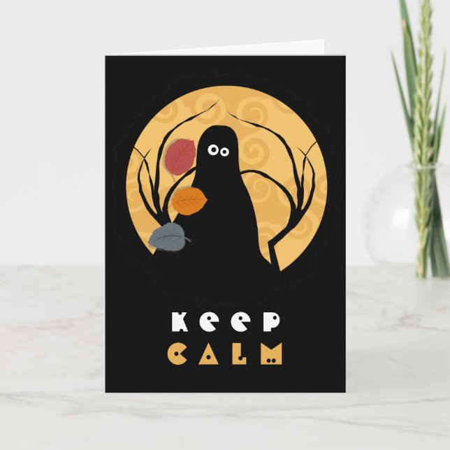 Bonne carte de voeux Halloween (Devant)