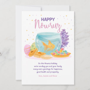 Bonne carte de voeux Nowruz