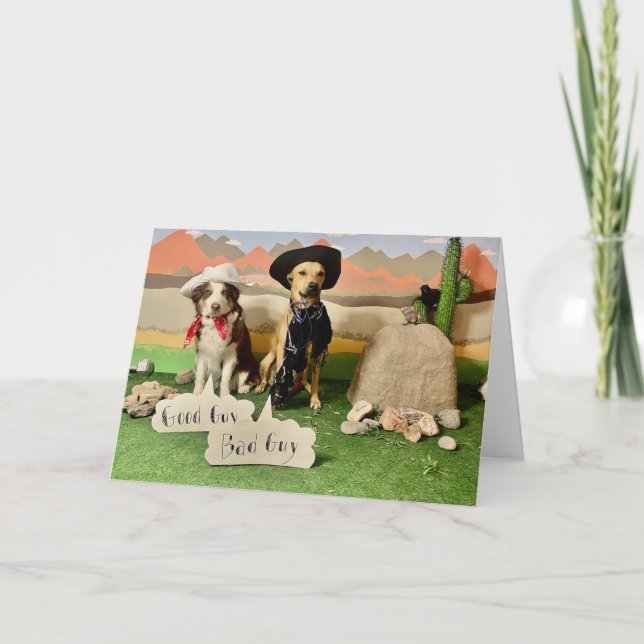 Bonne carte de voeux pliée anniversaire (Devant)