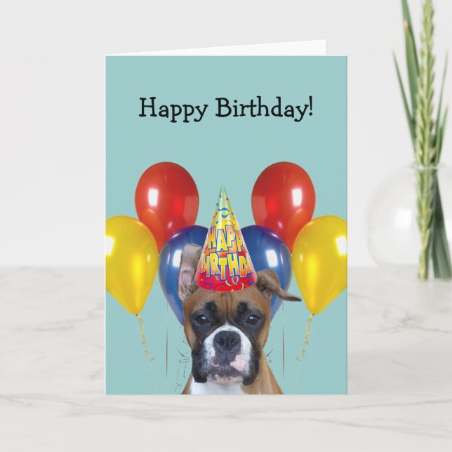Bonne carte de voeux pour la boîte d'anniversaire (Devant)