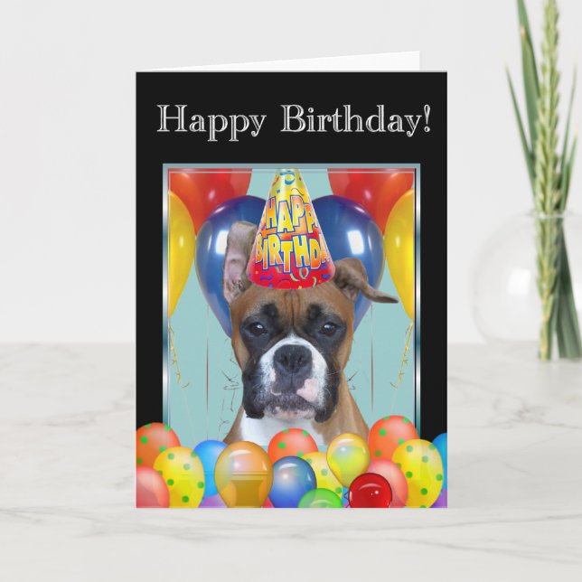Bonne carte de voeux pour la boîte d'anniversaire (Devant)