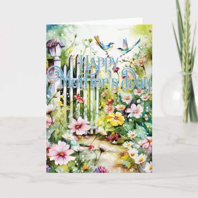 Bonne carte de voeux pour la fête des mères - Joli (Devant)
