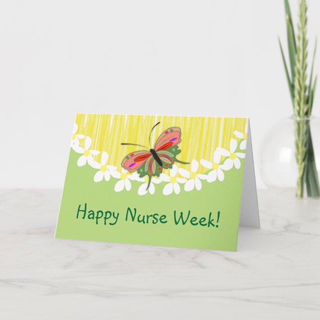 Bonne carte de voeux pour la semaine des infirmièr (Devant)