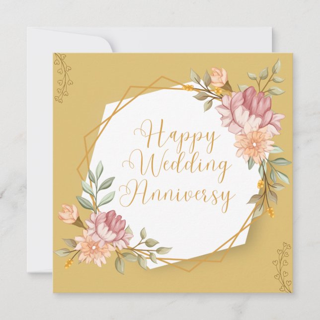 Bonne carte de voeux pour l'anniversaire (Devant)