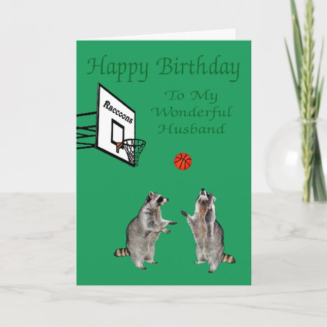 Bonne carte de voeux pour l'anniversaire au mari (Devant)