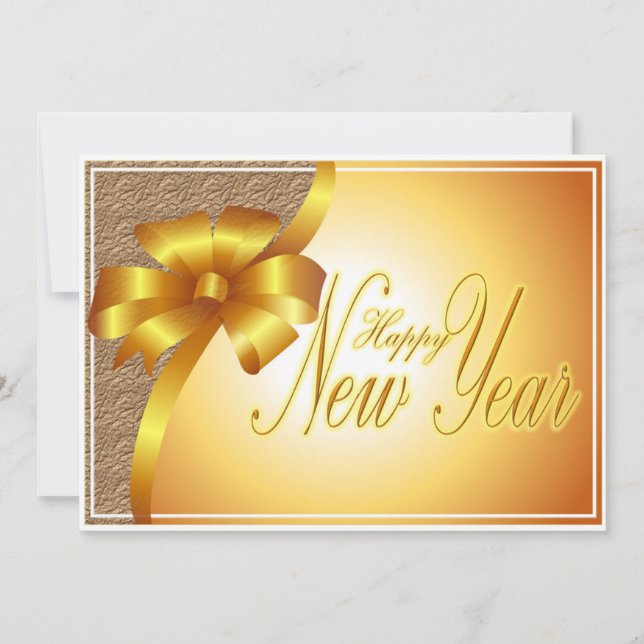 Bonne carte de voeux pour le Nouvel An (Devant)