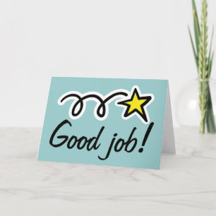 Bonne carte de voeux pour l'encouragement des empl