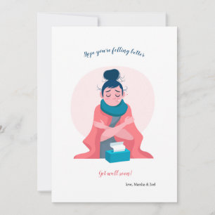 Bonne carte de voeux pour les femmes