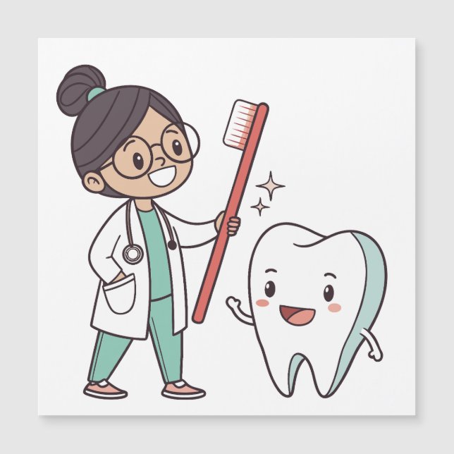 Bonne carte de voeux pour soins dentaires (Devant)