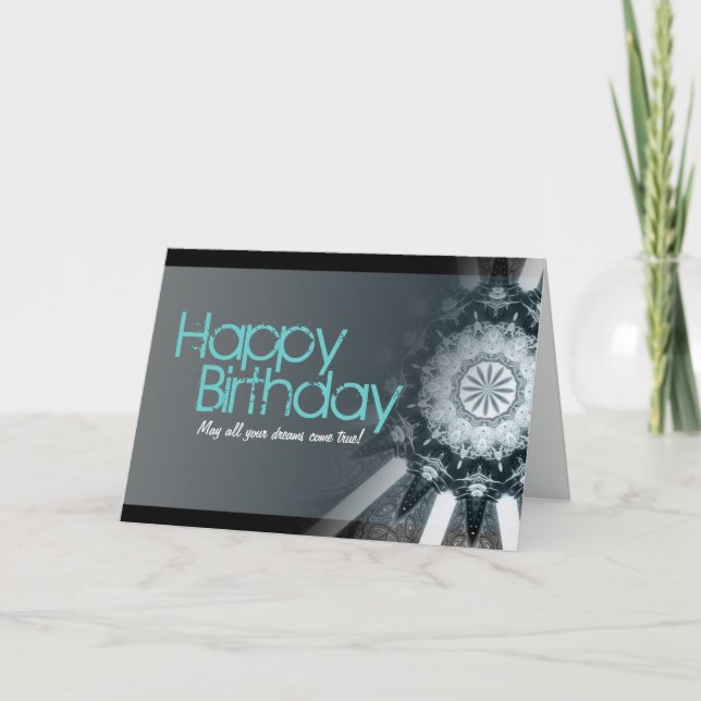 Bonne carte des rêves d'anniversaire (Devant)