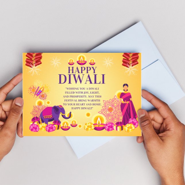 Bonne carte Diwali Diwali Carte de voeux Diwali po (happy diwali cards)