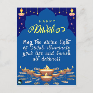Bonne carte Diwali Post