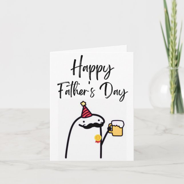 Bonne carte Fête des pères (Devant)
