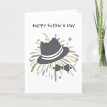 Bonne Carte Fête des pères Avec Design Simple Mode