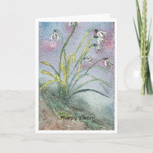 Bonne carte FLoral de Pâques