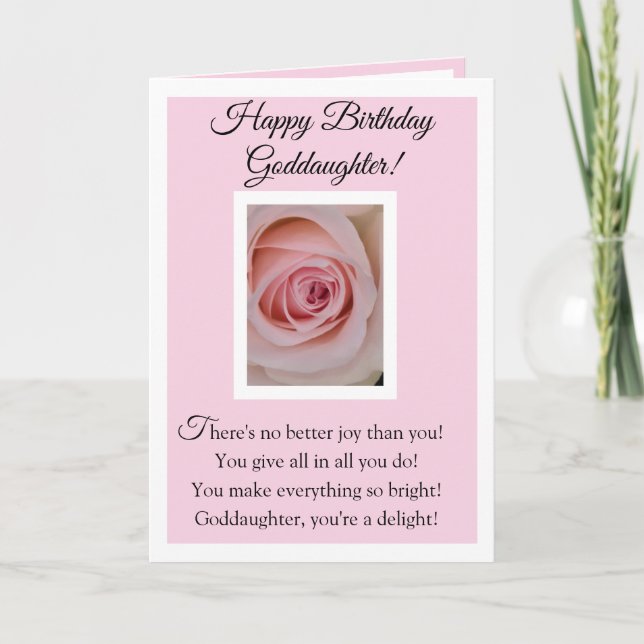 Bonne carte Godgirl anniversaire (Devant)