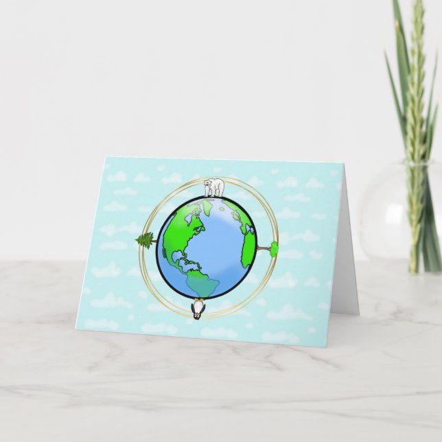 Bonne carte Jour des terres (Devant)