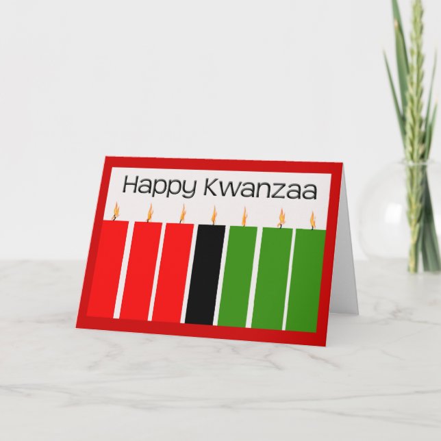 Bonne carte Kwanzaa (Devant)