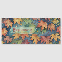 Bonne carte magnétique de septembre