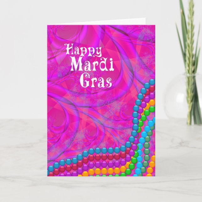 Bonne carte Mardi Gras (Devant)