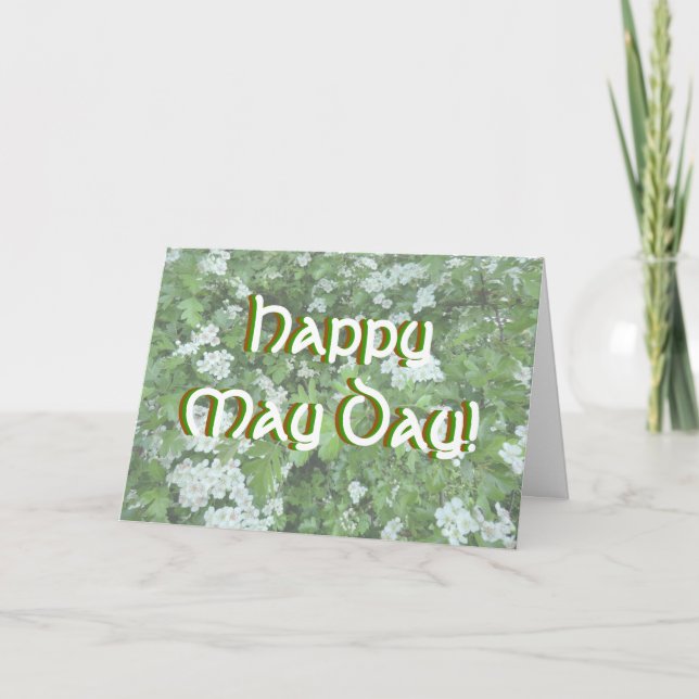 Bonne carte May Day (Devant)