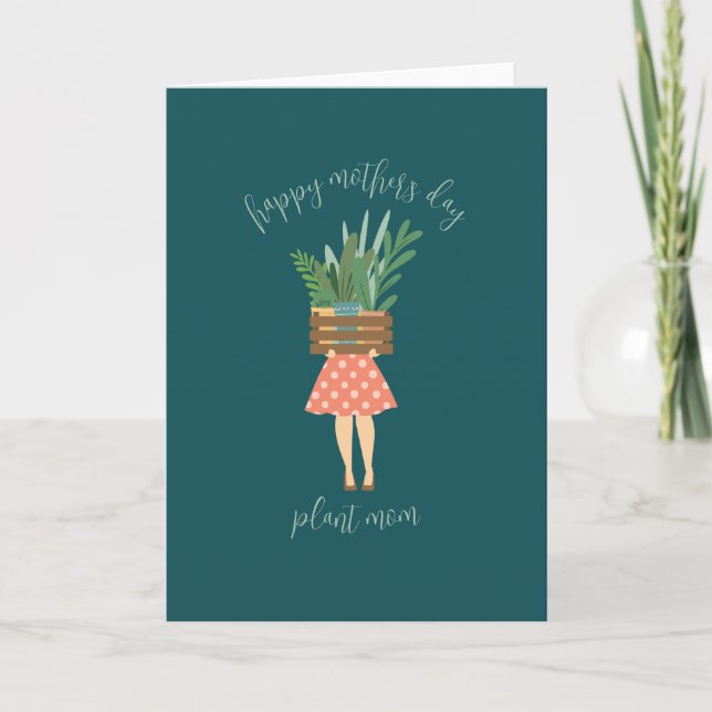 Bonne carte mère Plante de la fête des mères (Devant)