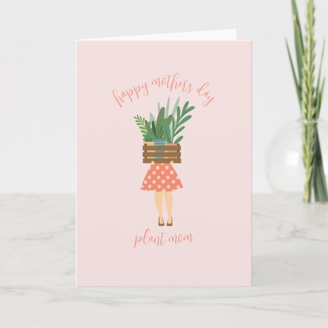 Bonne carte mère Plante de la fête des mères (Devant)