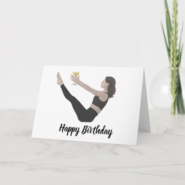 Bonne carte Pilates Teaser Anniversaire (Devant)