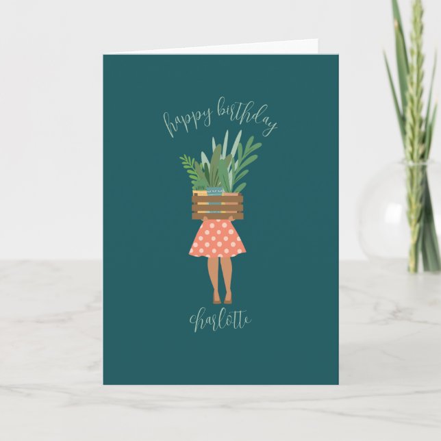 Bonne carte Plante d'anniversaire (Devant)